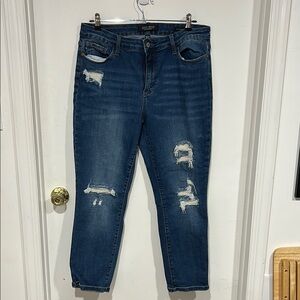 Judy Blue Distressed Blue Jeans